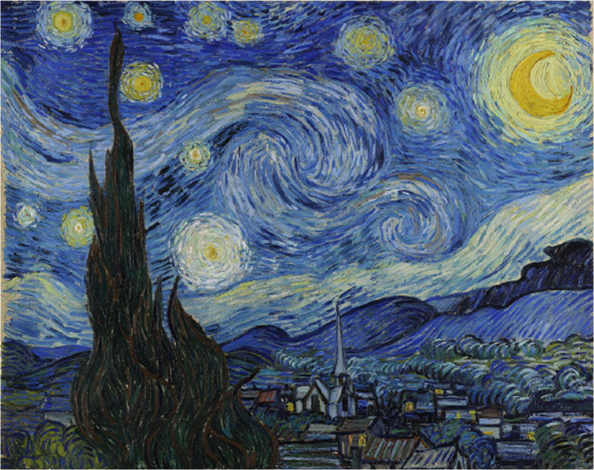 The Starry Night · referencia de estilo / style reference